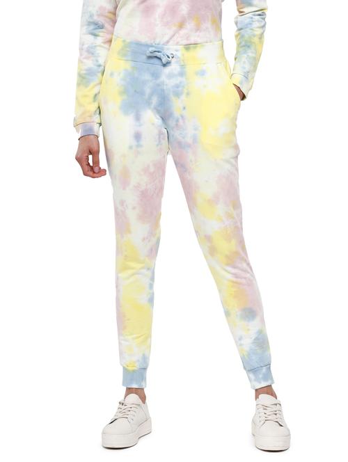 drawstring waist tie & dye jogger - 18202954 - Standard Image - 0