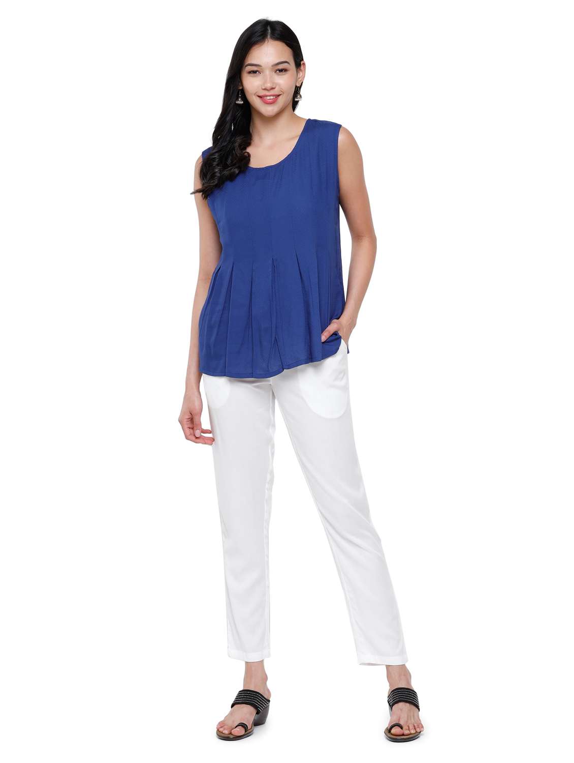 white solid legging - 18203033 -  Standard Image - 3