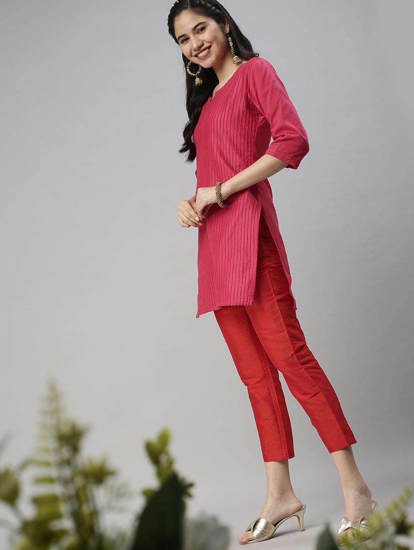 de moza women cigarette pant - 18203035 - Standard Image - 3