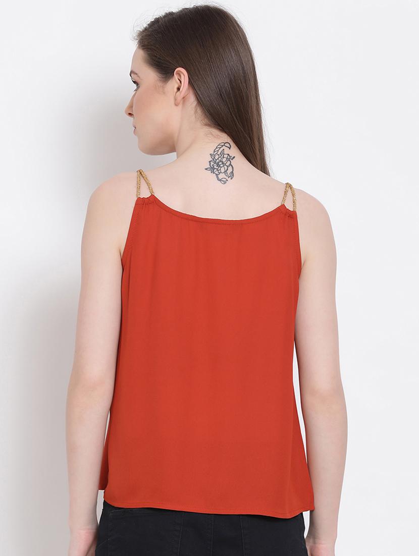 women's straight shoulder strap top - 18204924 - Standard Image - 3