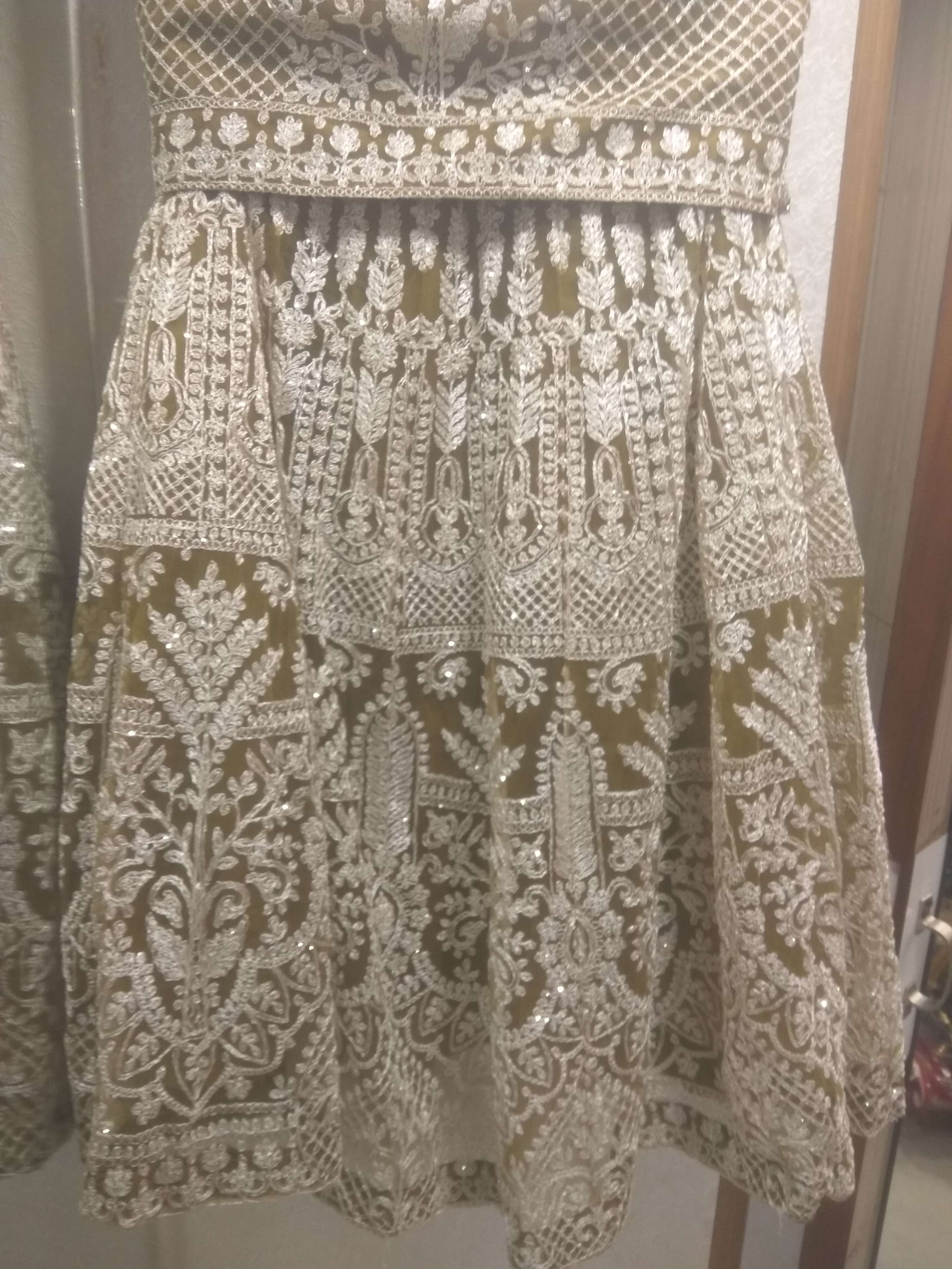 lehnga choli silver color - 18205015 - Zoom Image - 0