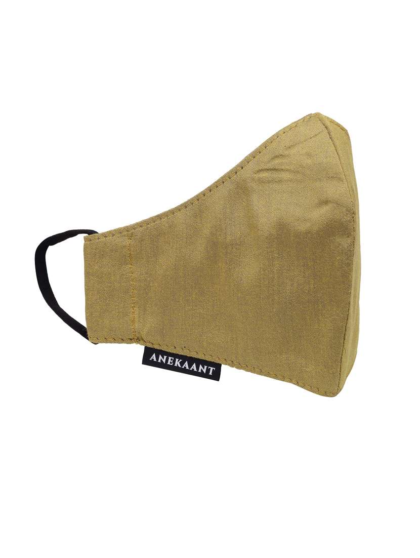 metallic silk plain women mask - 18205295 -  Standard Image - 3