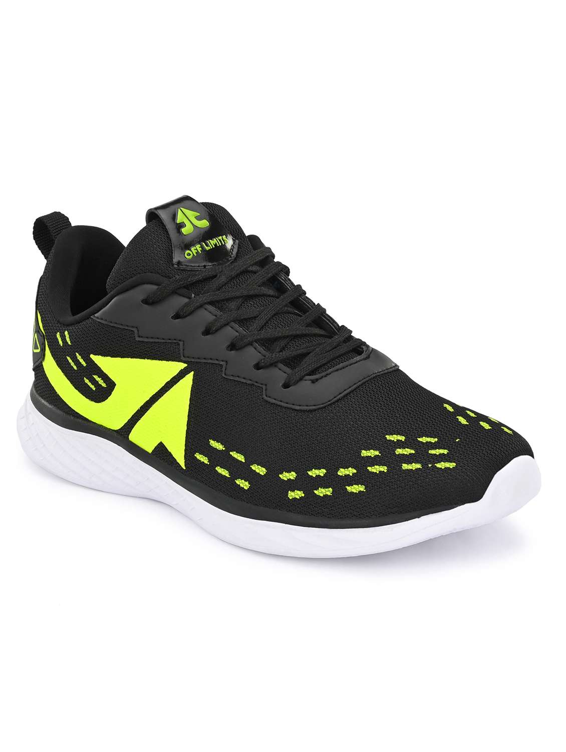 black synthetic sport shoes - 18206975 -  Zoom Image - 0