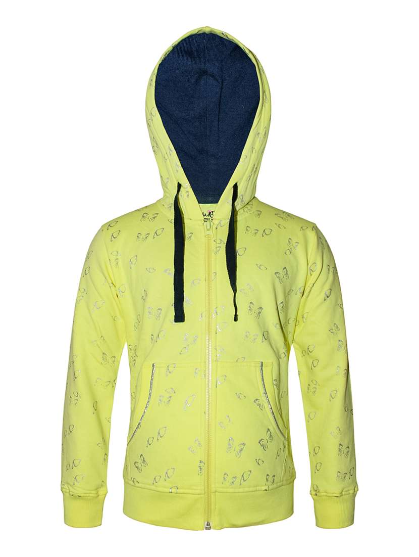 yellow printed sweatshirt - 18208102 - Zoom Image - 0