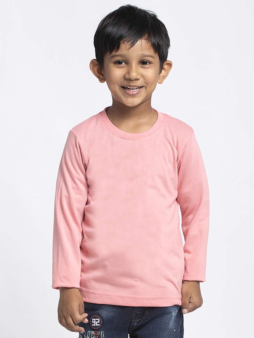 round neck solid t-shirt