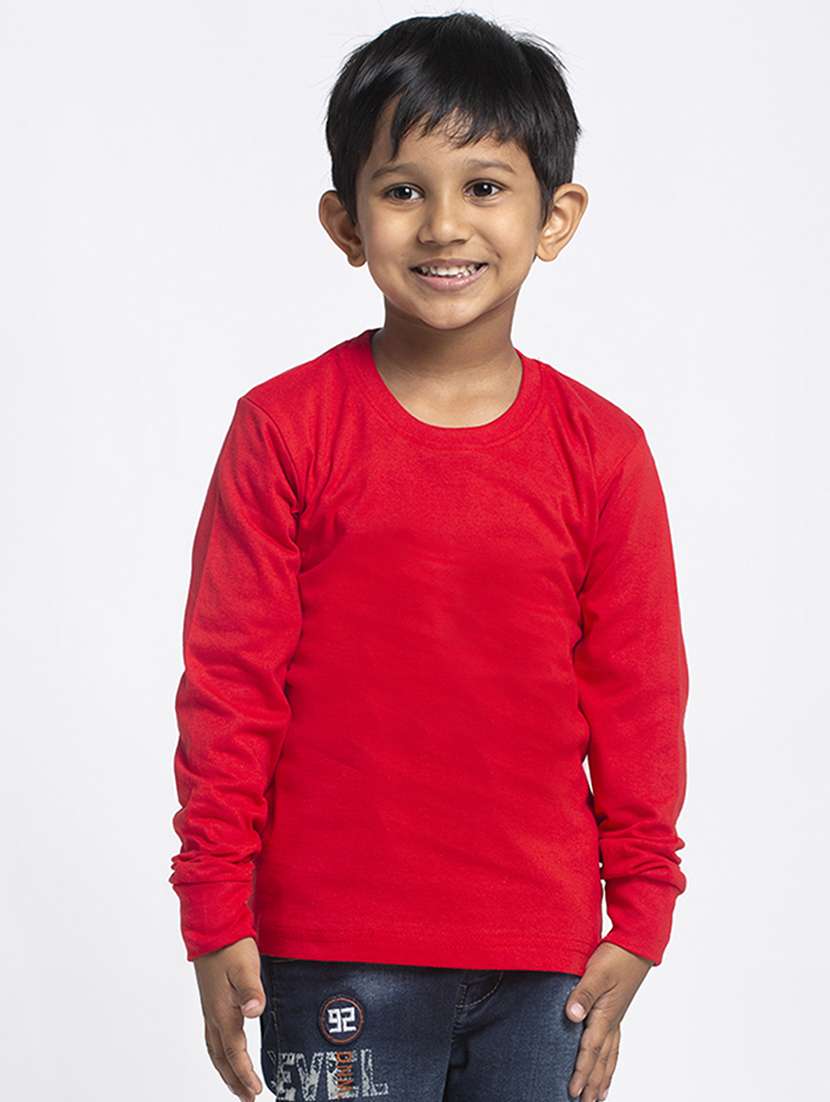 round neck solid t-shirt