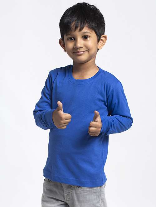 round neck solid t-shirt - 18208860 - Standard Image - 0