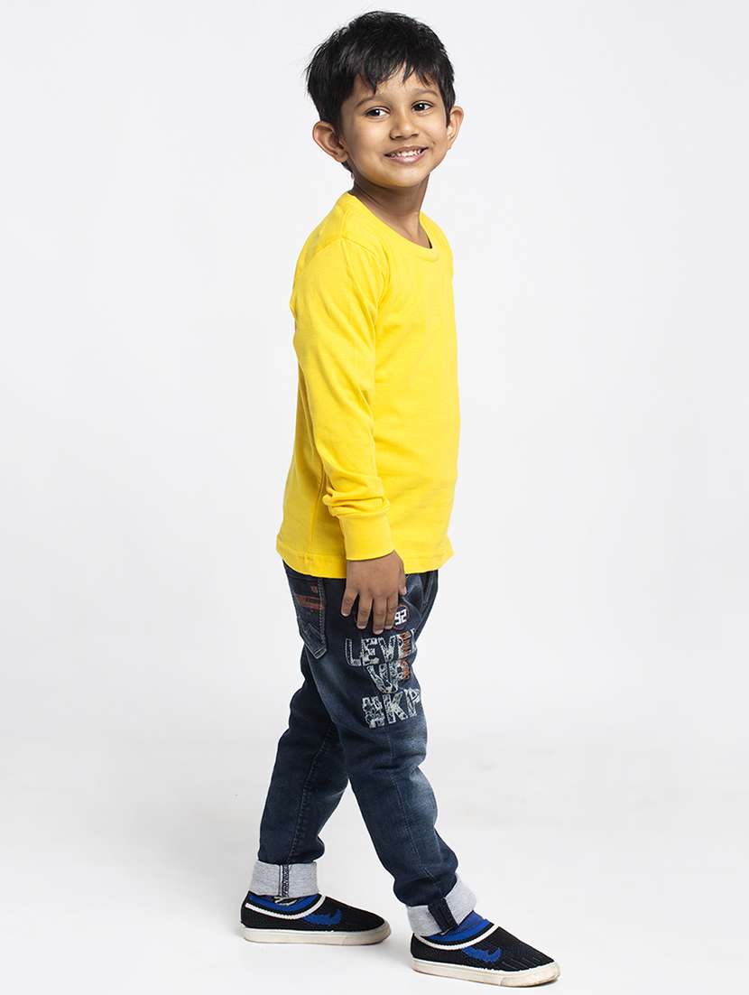 round neck solid t-shirt - 18208861 - Standard Image - 3