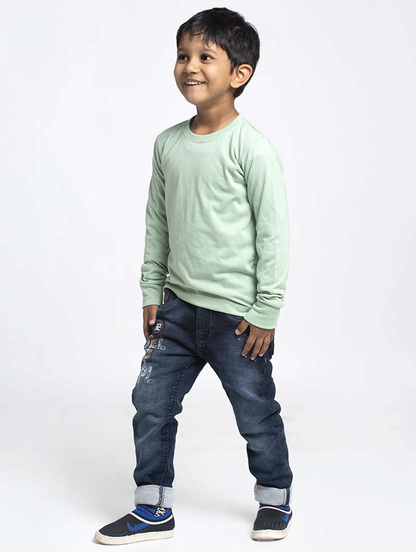 round neck solid t-shirt - 18208871 - Standard Image - 3