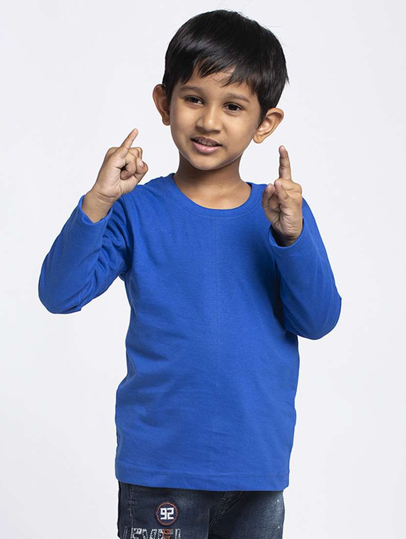 round neck solid t-shirt