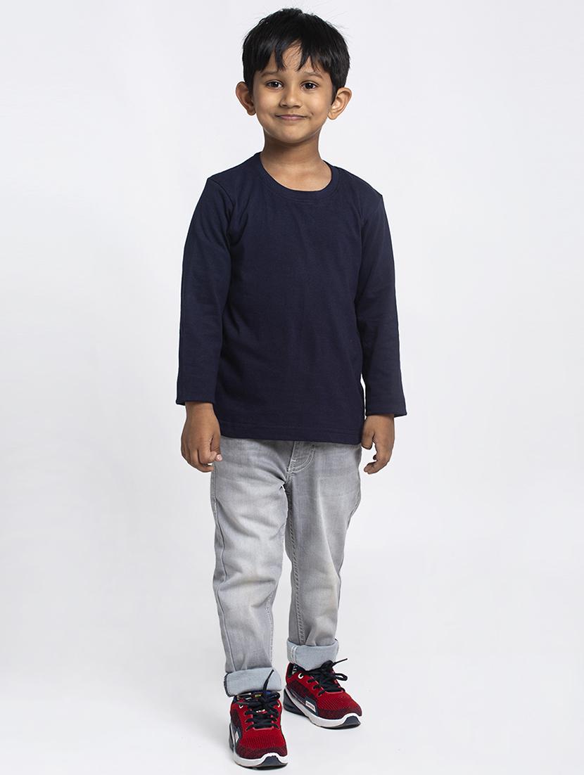 round neck solid t-shirt - 18208879 - Standard Image - 3