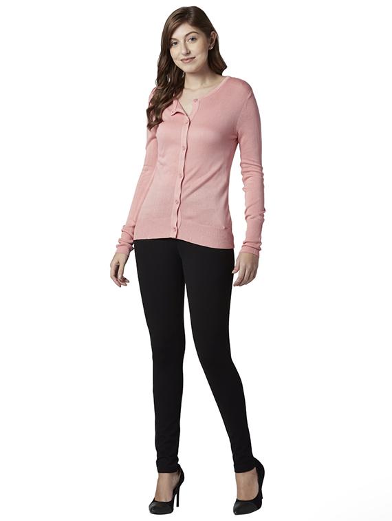 red solid cardigan - 18209257 - Standard Image - 3