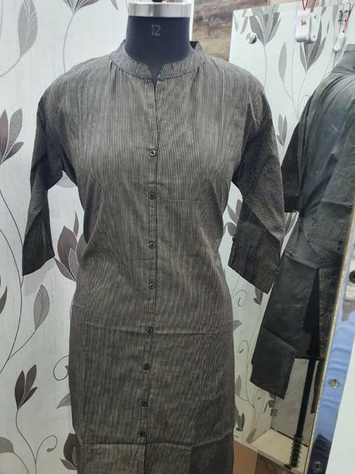 cotton handloom long kurti  - 18209539 -  Standard Image - 0