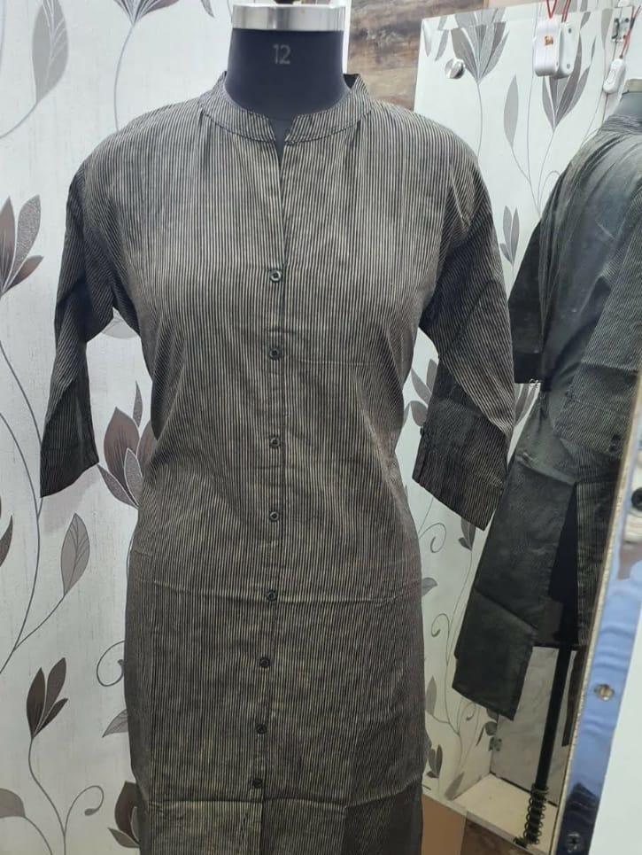 cotton handloom long kurti  - 18209539 -  Zoom Image - 0