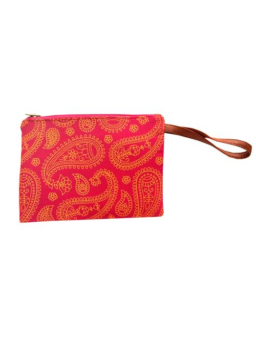 pink cotton regular pouch - 18209680 - Standard Image - 0