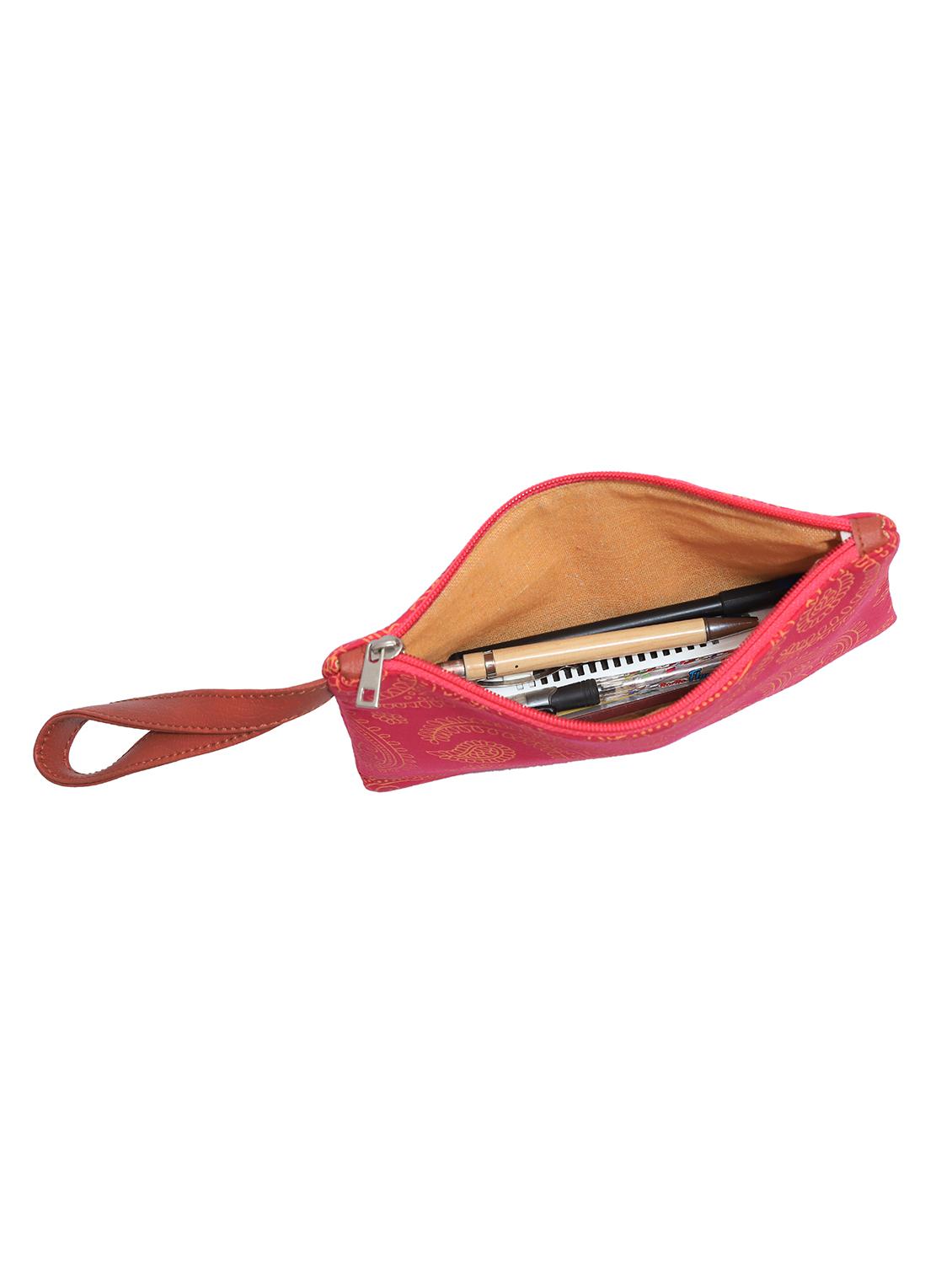 pink cotton regular pouch - 18209680 - Standard Image - 3