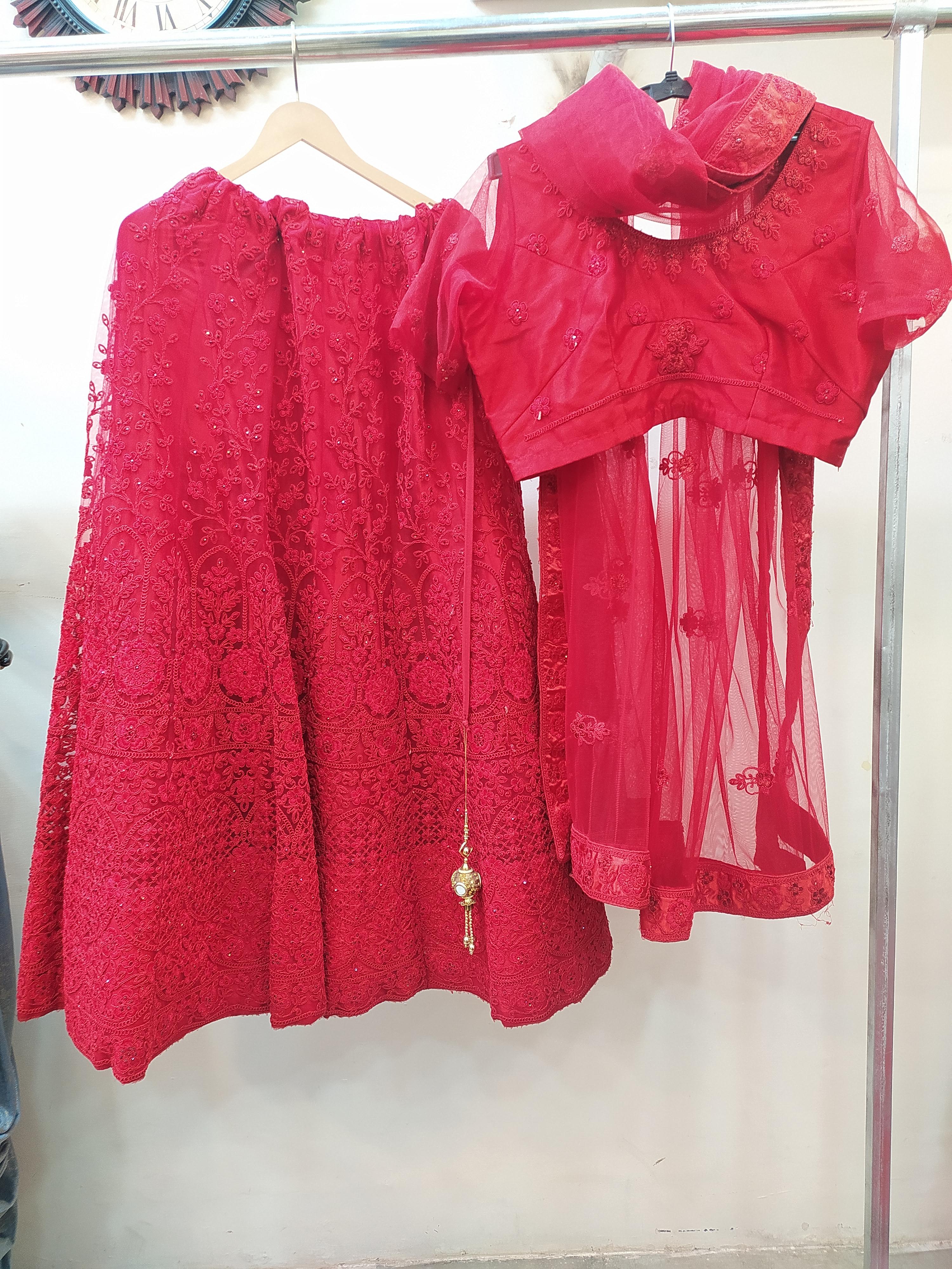 lehenga red color - 18209701 - Zoom Image - 0