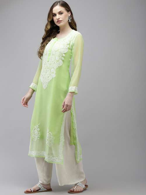women's straight kurta - 18210849 -  Standard Image - 0
