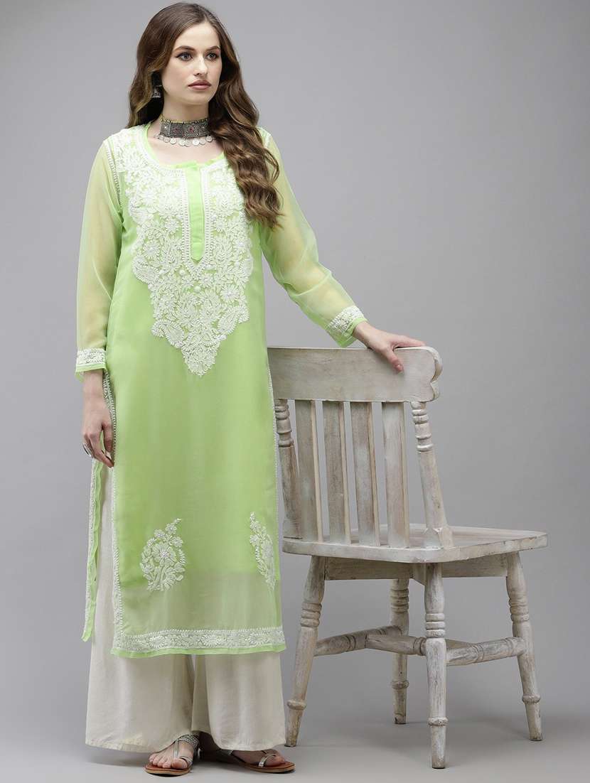 women's straight kurta - 18210849 - Standard Image - 3
