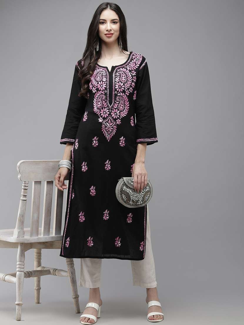 women's straight kurta - 18211462 -  Standard Image - 3