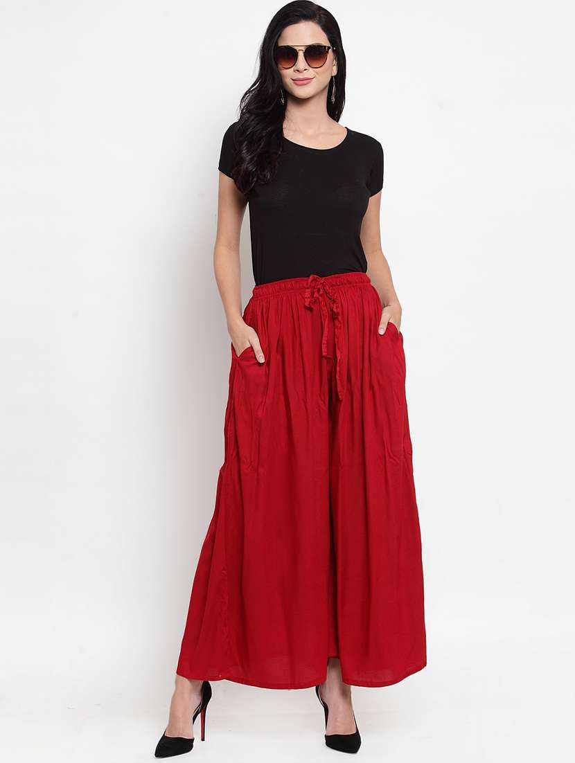 set of 3 solid palazzo  - 18212223 -  Standard Image - 5