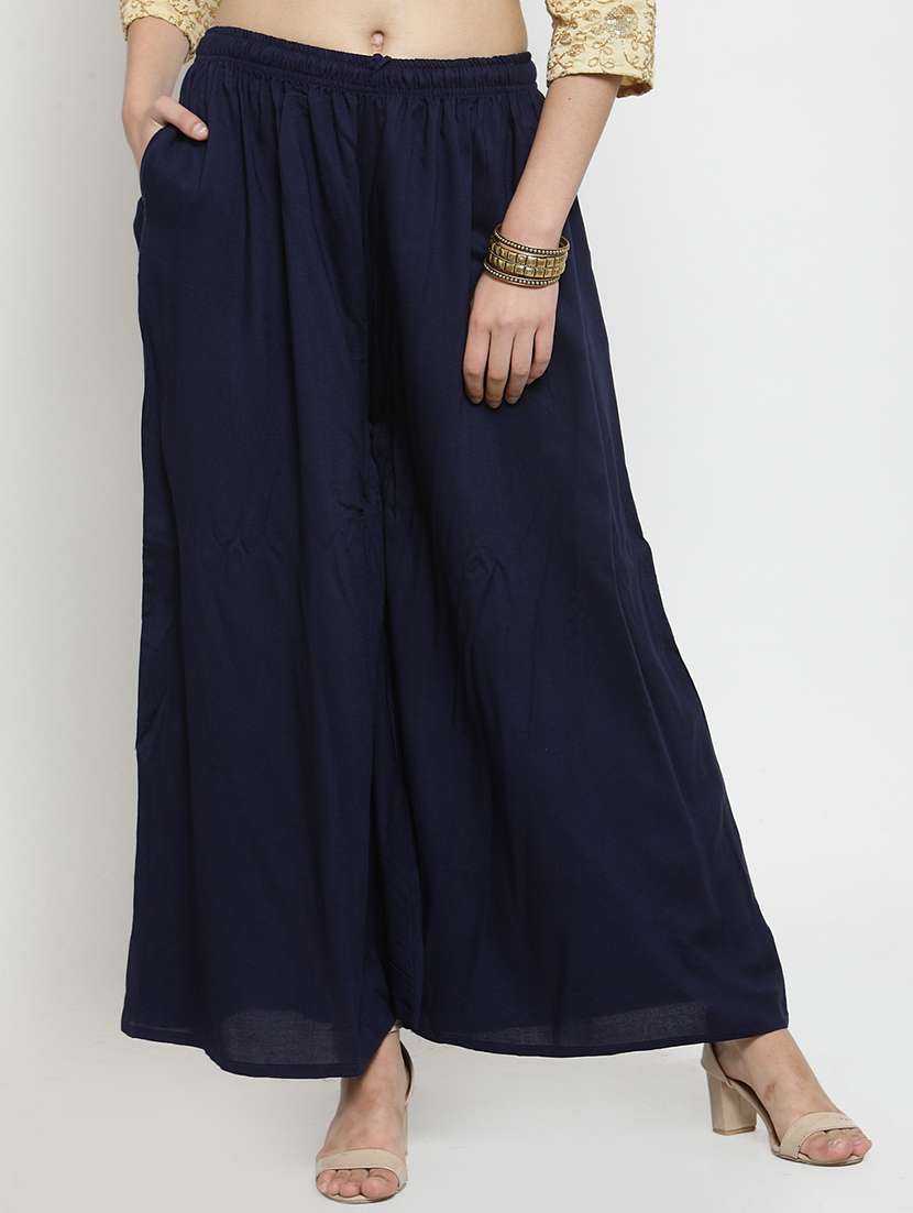 set of 3 solid palazzo  - 18212389 -  Standard Image - 3