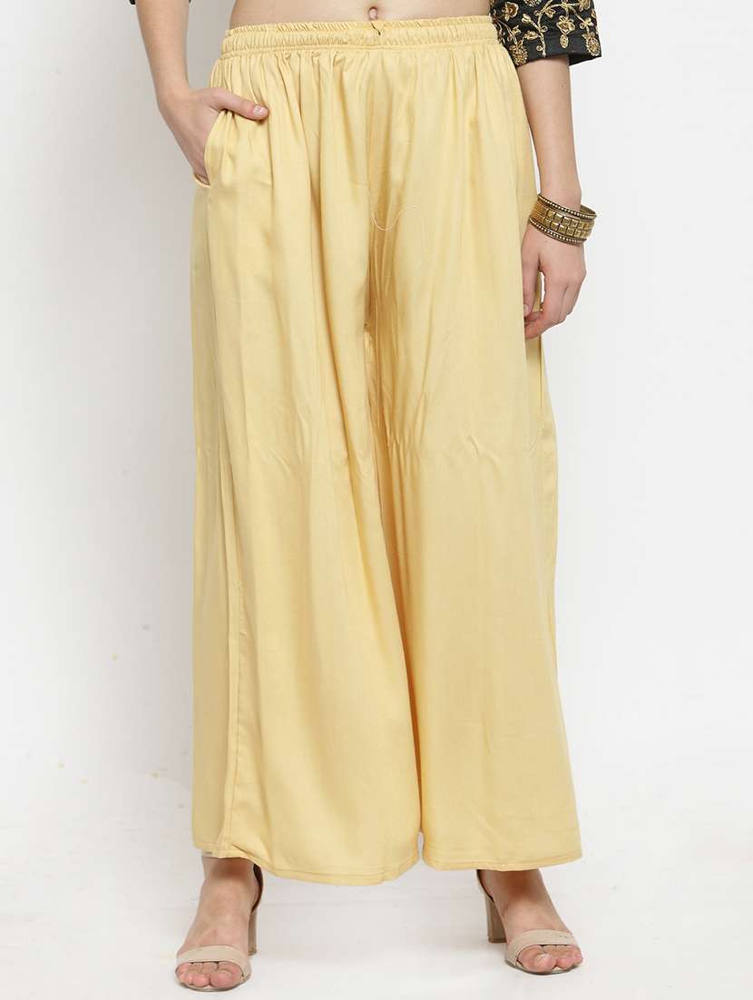 set of 3 solid palazzo  - 18212407 -  Standard Image - 3