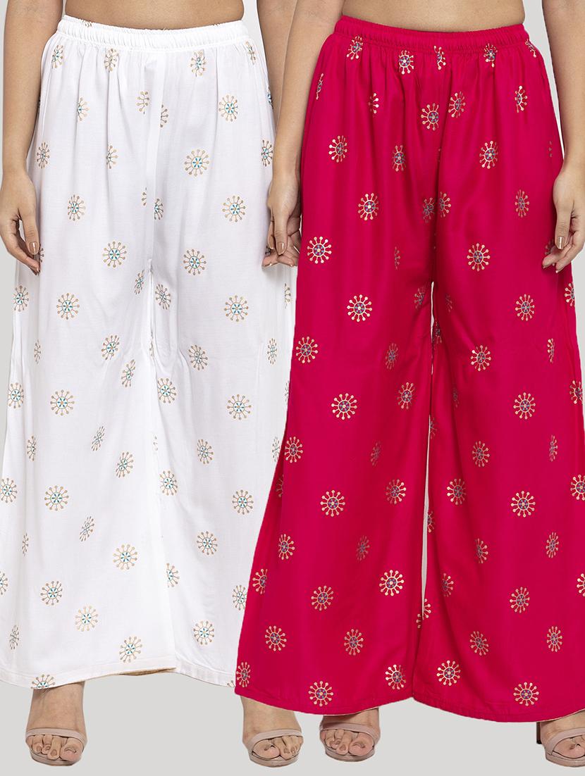 set of 2 printed palazzo - 18212508 -  Zoom Image - 0