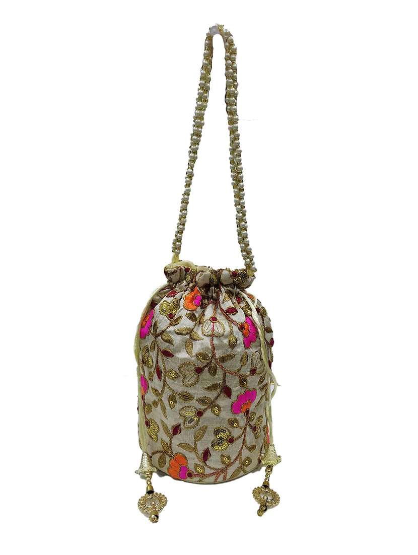 cream cotton regular potli