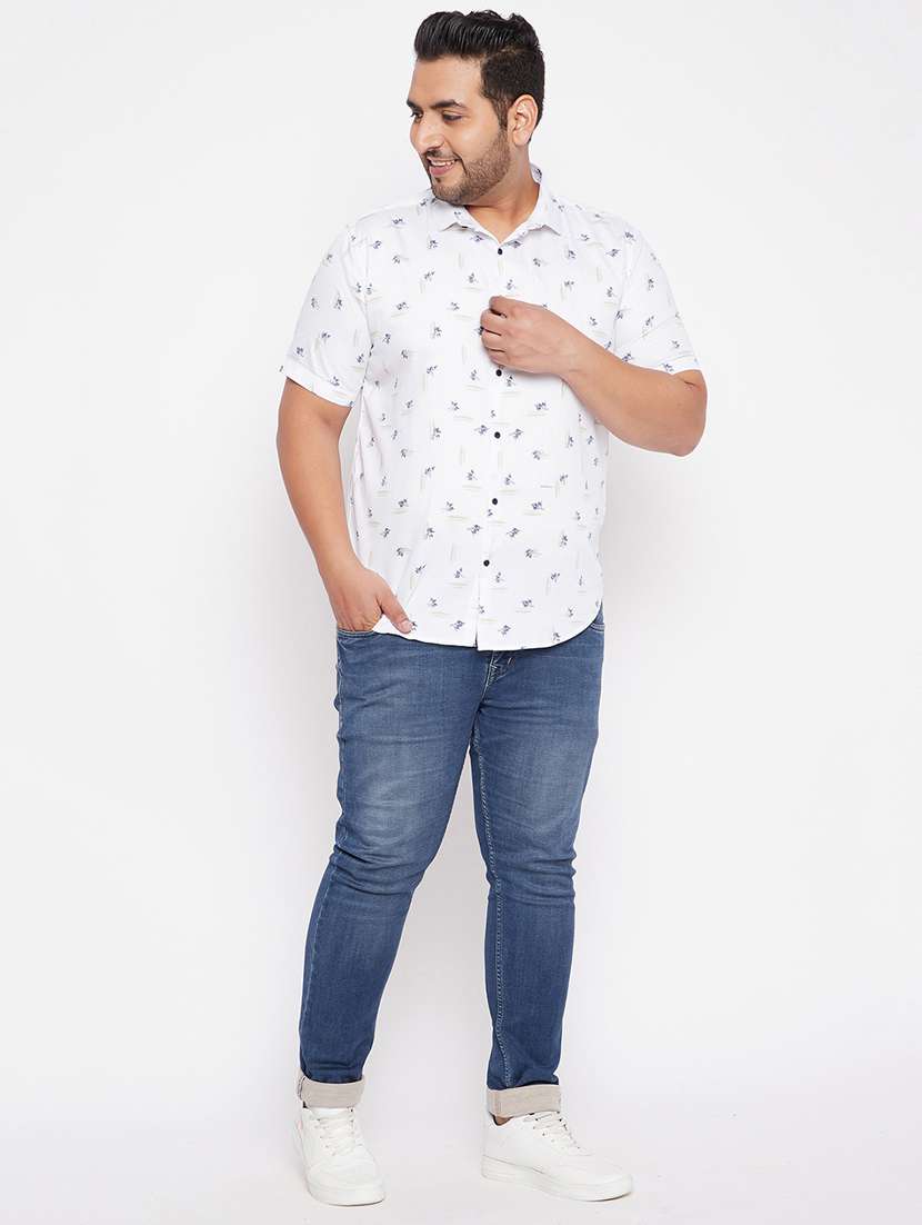 mens florals casual shirt - 18215190 -  Standard Image - 3