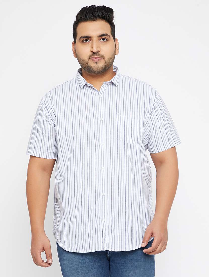 mens stripes casual shirt - 18215192 - Zoom Image - 0