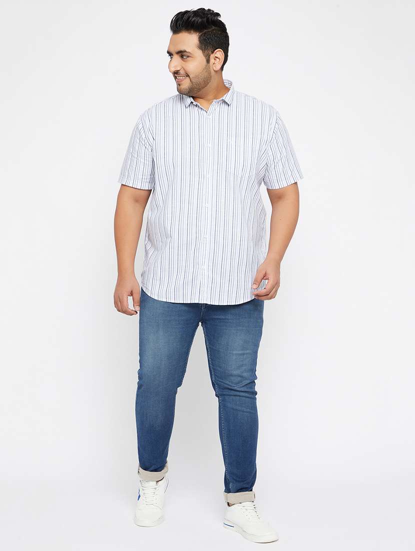 mens stripes casual shirt - 18215192 - Standard Image - 3