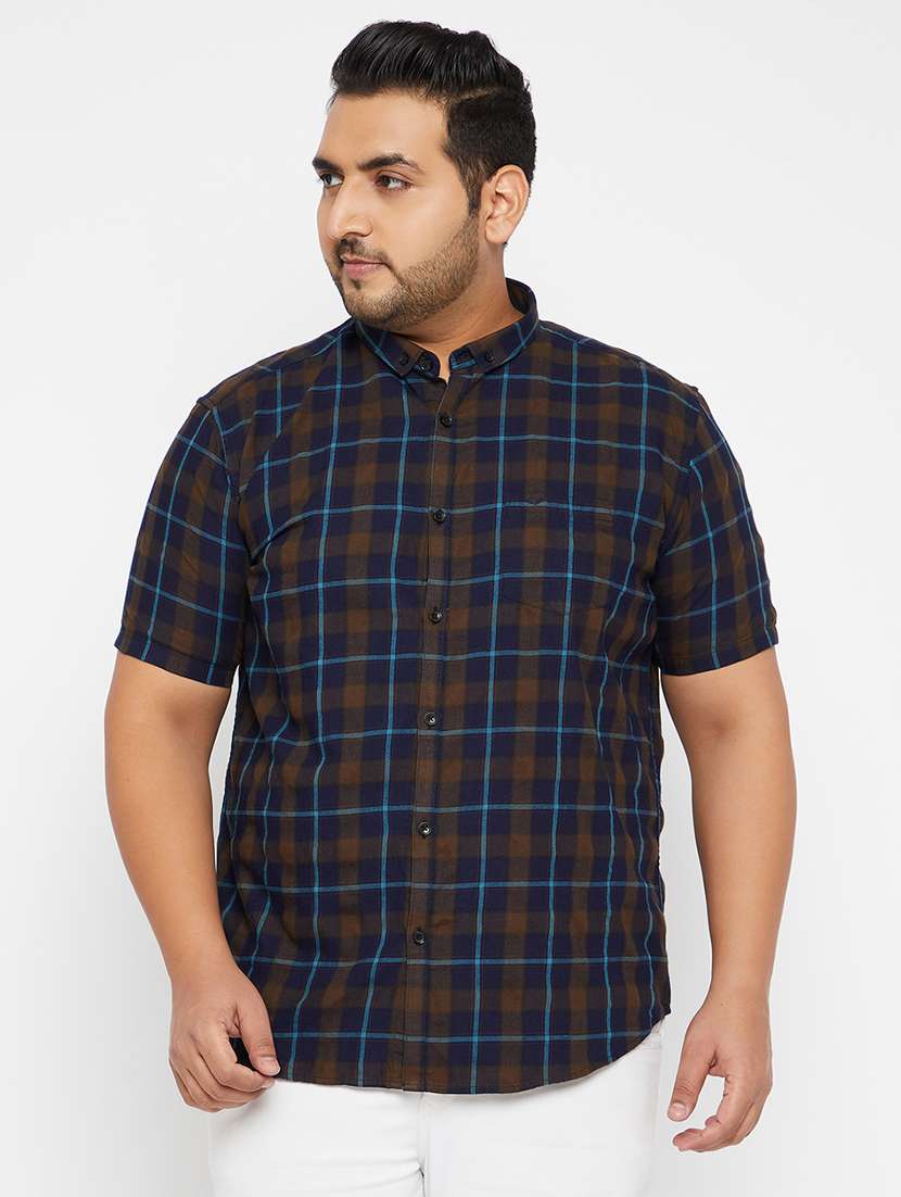 mens checks casual shirt