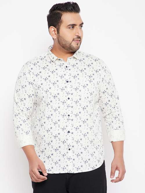 mens printed casual shirt - 18215219 - Standard Image - 0
