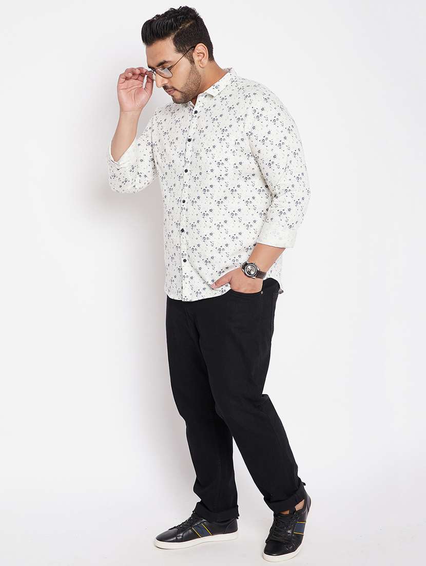 mens printed casual shirt - 18215219 - Standard Image - 3