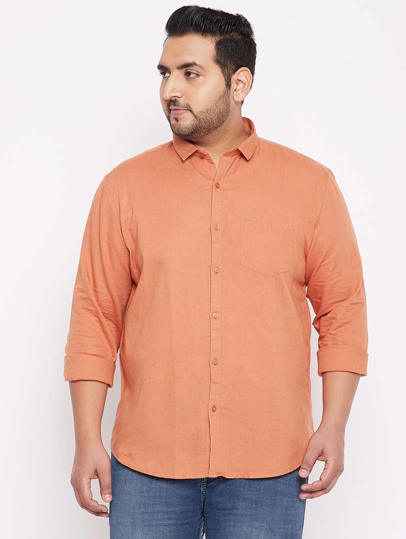 mens solid casual shirt