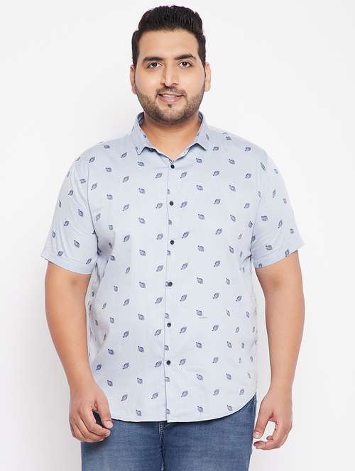 mens leaf print casual shirt - 18215223 -  Standard Image - 0