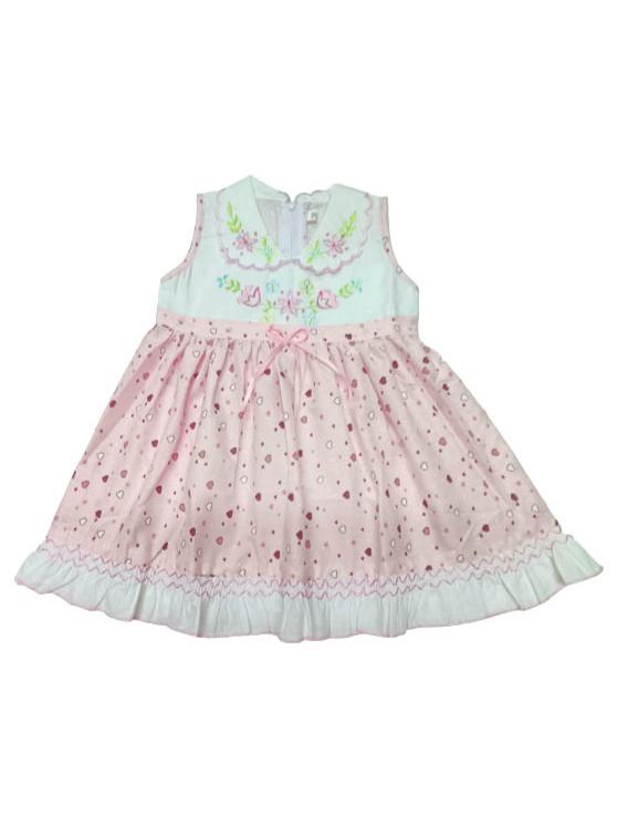girls collared sleeveless frock - 18217558 -  Zoom Image - 0