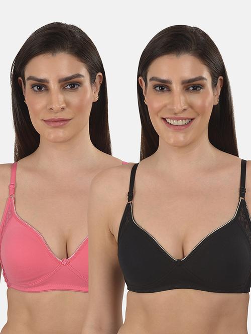 set of 2 solid combos bra - 18217928 - Standard Image - 0