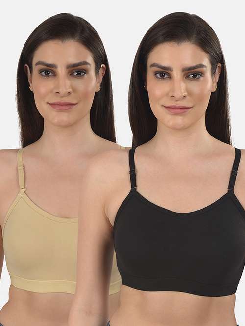 set of 2 solid combos bra - 18217934 - Standard Image - 0