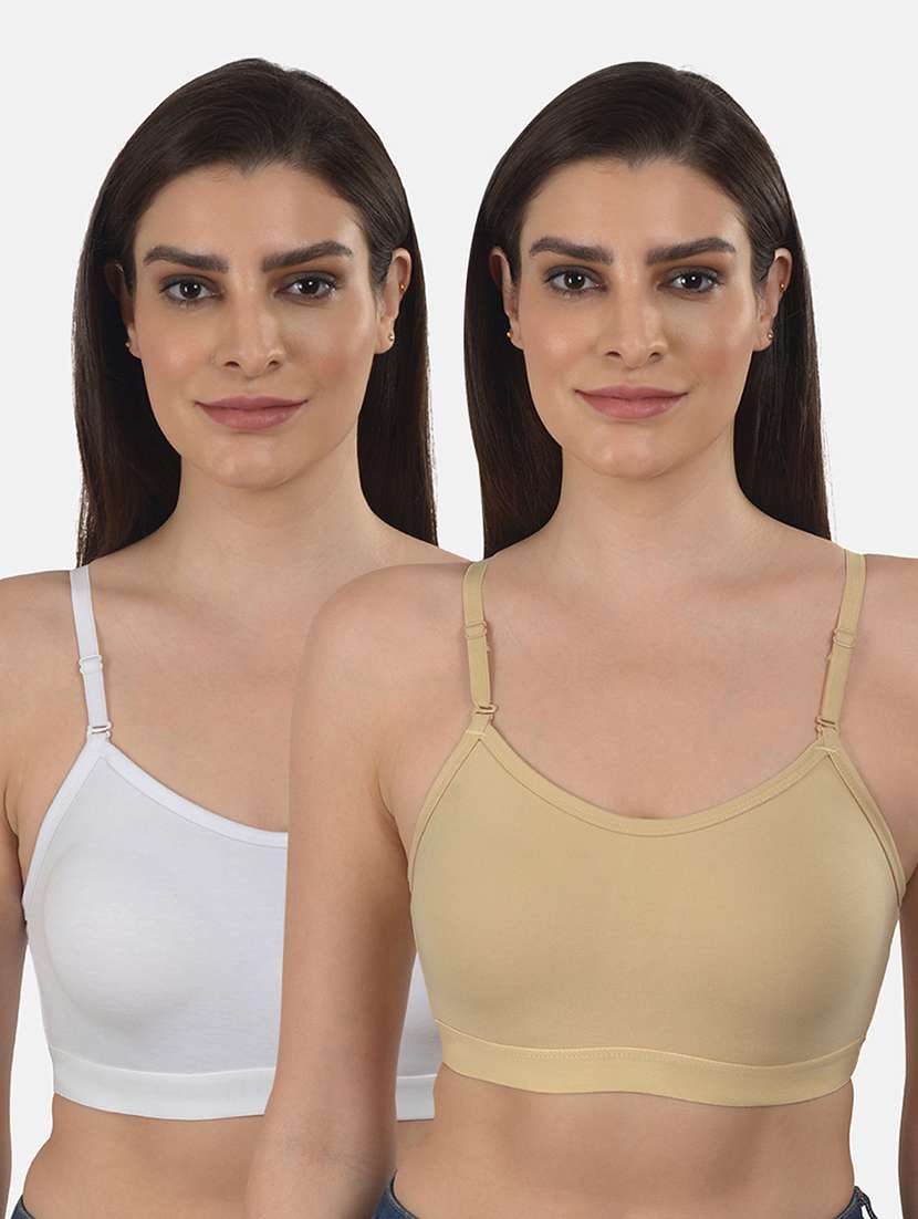 set of 2 solid combos bra