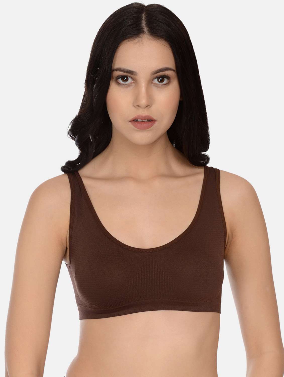 set of 2 solid sports bra - 18217946 -  Standard Image - 5