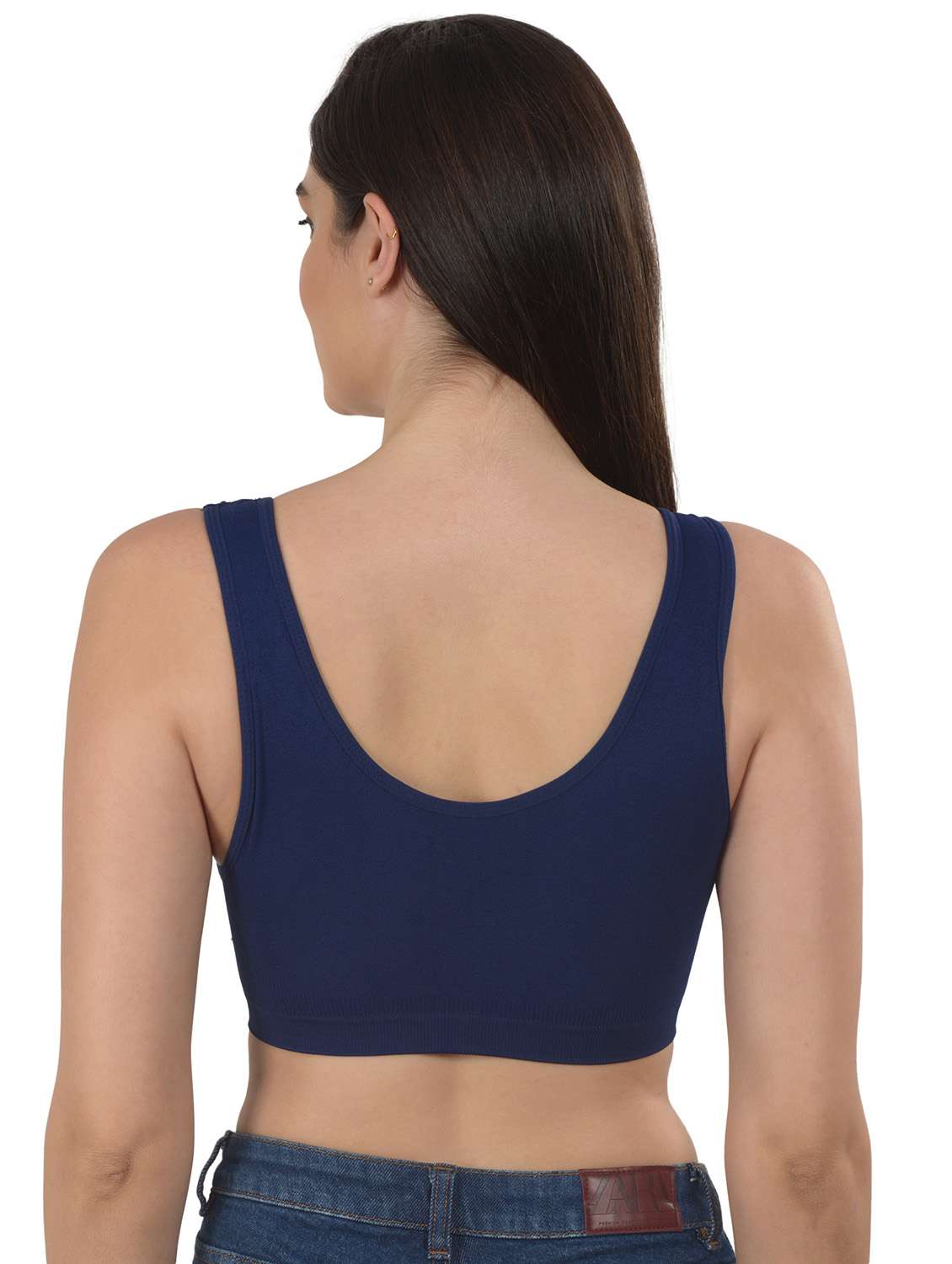 set of 2 solid sports bra - 18217949 -  Standard Image - 3