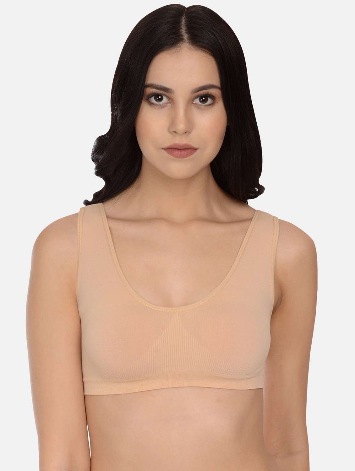 set of 2 solid sports bra - 18217950 -  Standard Image - 5