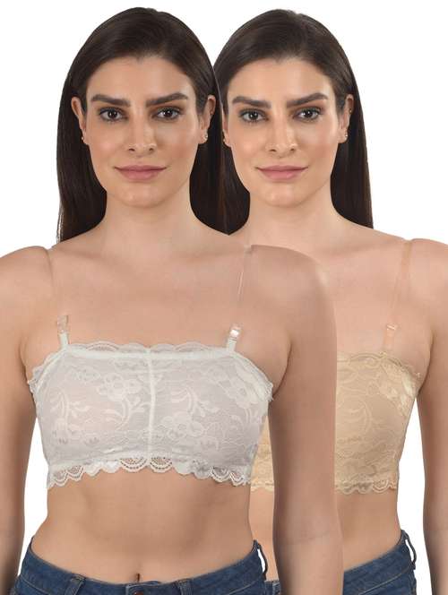 set of 2 solid tube bra - 18217955 - Standard Image - 0