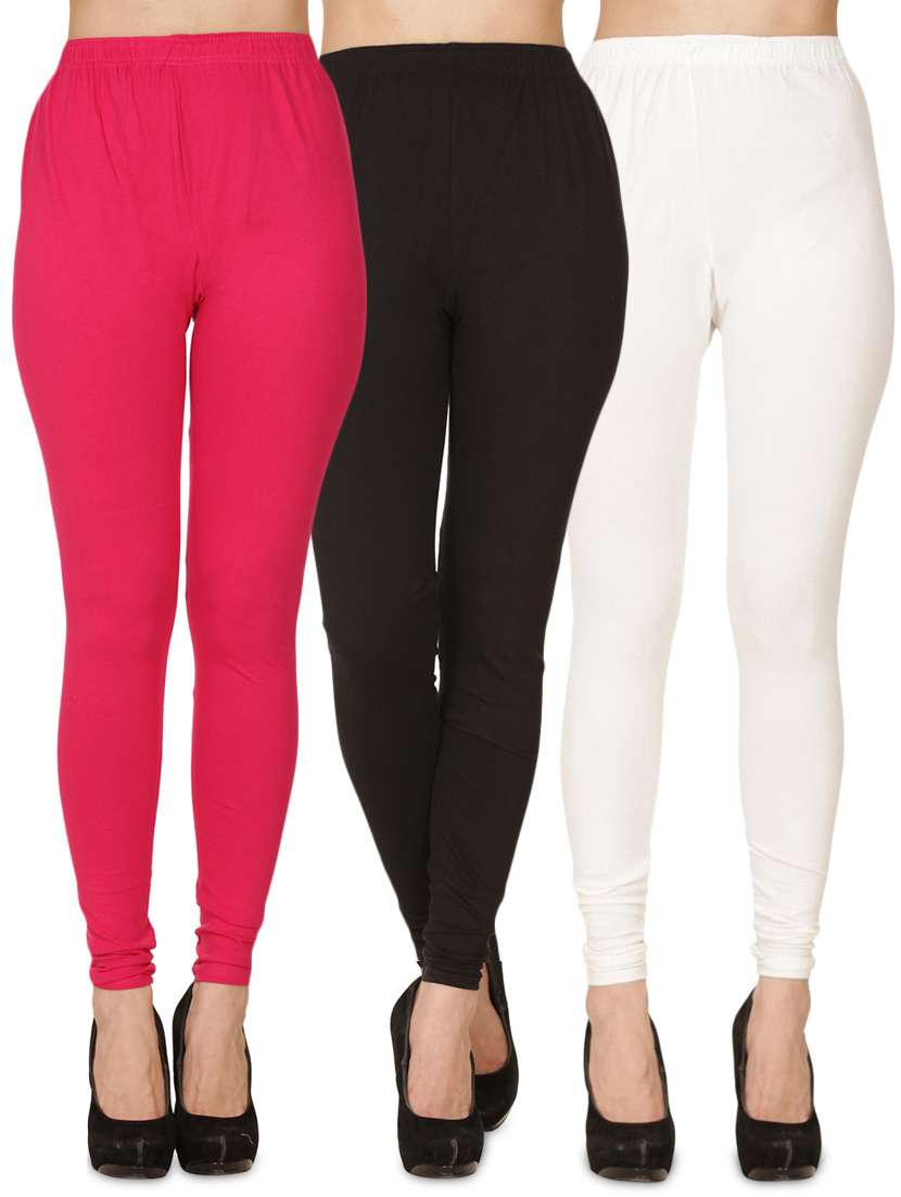 pack of 3 solid full length legging