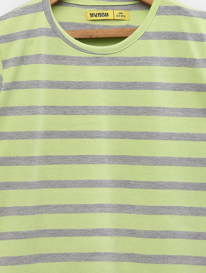 green striped regular tee - 18218869 - Standard Image - 3