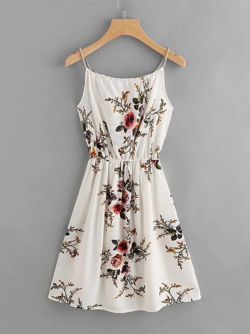 edgydeal women's white floral print self  - 18219118 -  Standard Image - 0