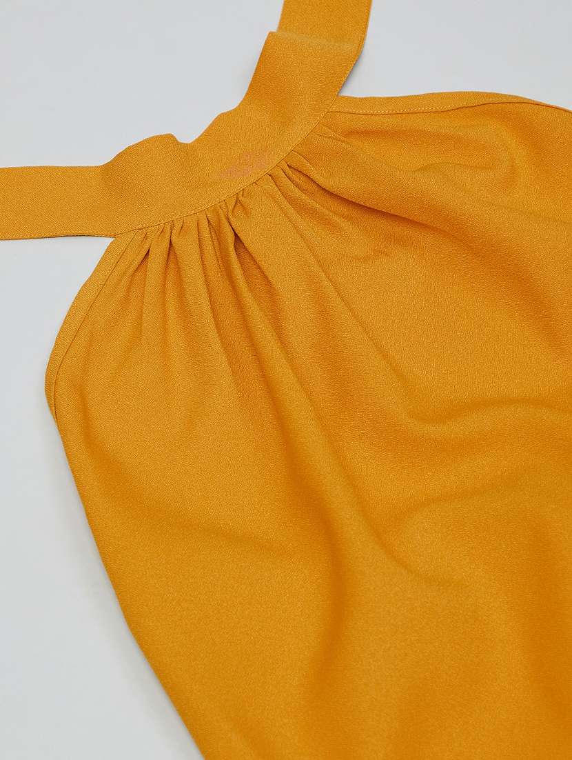 halter neck solid  top - 18219508 -  Standard Image - 5