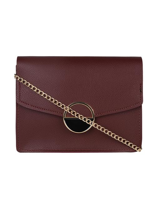 wine leatherette (pu) sling bag - 18219516 - Standard Image - 0